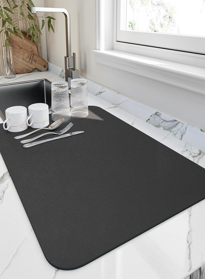Evadely Dish Drying Mat Large - Water Absorbing Mat for Kitchen, Kitchen Drying Mat for Wet Utensils, Drying Mat for Kitchen Utensils (40 x 60 Cm) - Image 1